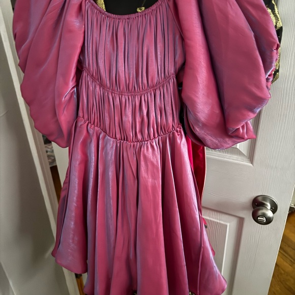 Altar'd State Pink Asymmetrical Dress - Picture 3 of 3